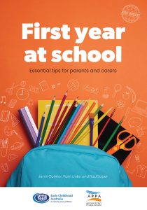 First year at school book cover - 2023 edition